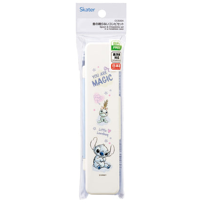 Stitch Umarmung Besteckset mit Stäbchen & Löffel