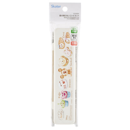 Cutlery set with chopsticks &amp; spoon