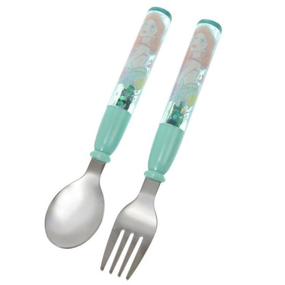 Disney Store - Ariel Löffel-Gabel Neon-Logo - Kinderbesteck Japan Disney Store