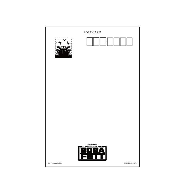 STAR WARS Boba Fett Postkarte B Japan Disney Store