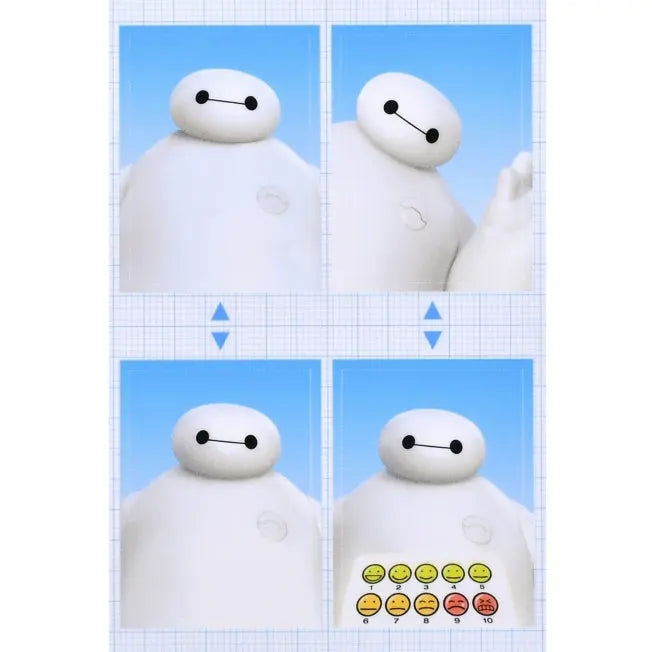 Baymax Fotoaufkleber Sticker Collection Japan Disney Store