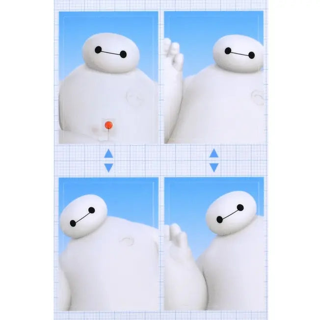 Baymax Fotoaufkleber Sticker Collection Japan Disney Store