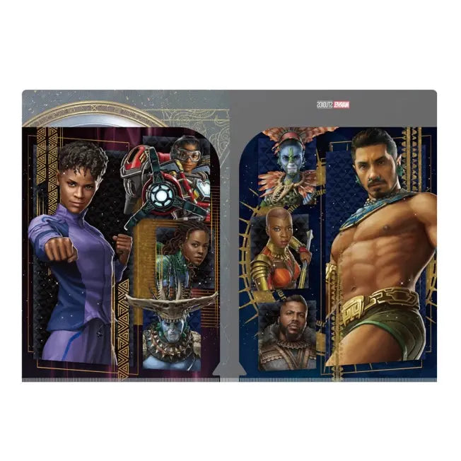 Black Panther/Wakanda Forever W-Pocket Clear File Japan Disney Store