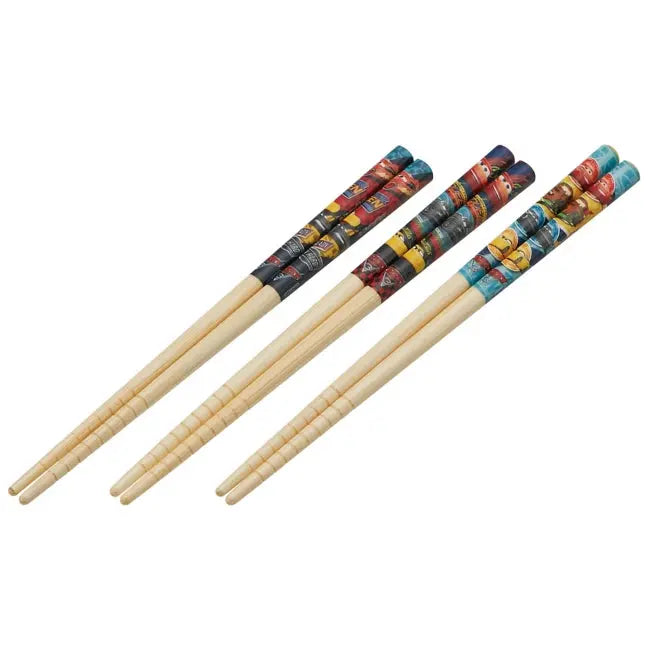 Cars 3/Crossroad Bambus Essstäbchen mit rutschfester Beschichtung 3er-Set [16,5cm] Japan Disney Store