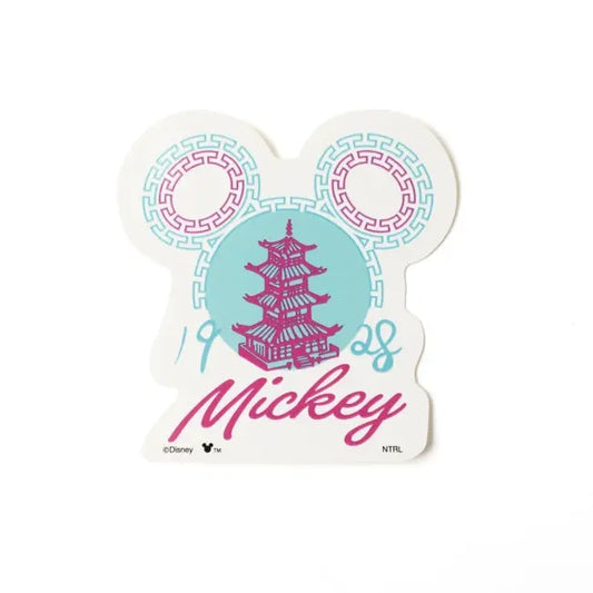 China Town Disney Aufkleber (Neon 1928) Japan Disney Store