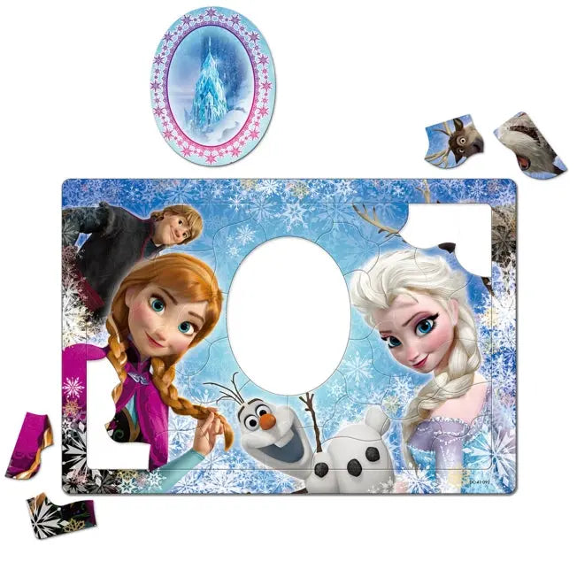 Die Eiskönigin Mein Fotostück Kinderpuzzle 41 Teile "Anna & Elsa in hoher Pose!" Japan Disney Store