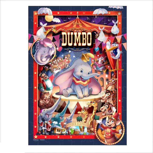 Dumbo Puzzle 108 Teile "Fliegender Dumbo und Zirkus" Japan Disney Store
