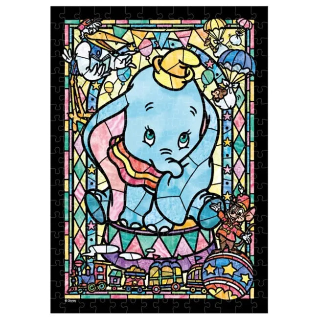 Dumbo Stained Art Puzzle 266 Teile "Dumbo Stained Glass" Japan Disney Store