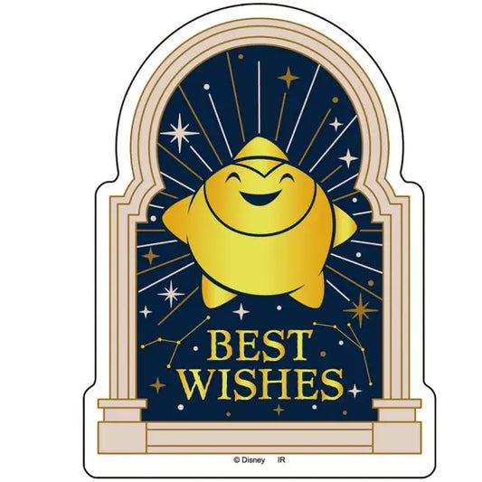 Film "Wish" Folienpräge Aufkleber B Japan Disney Store