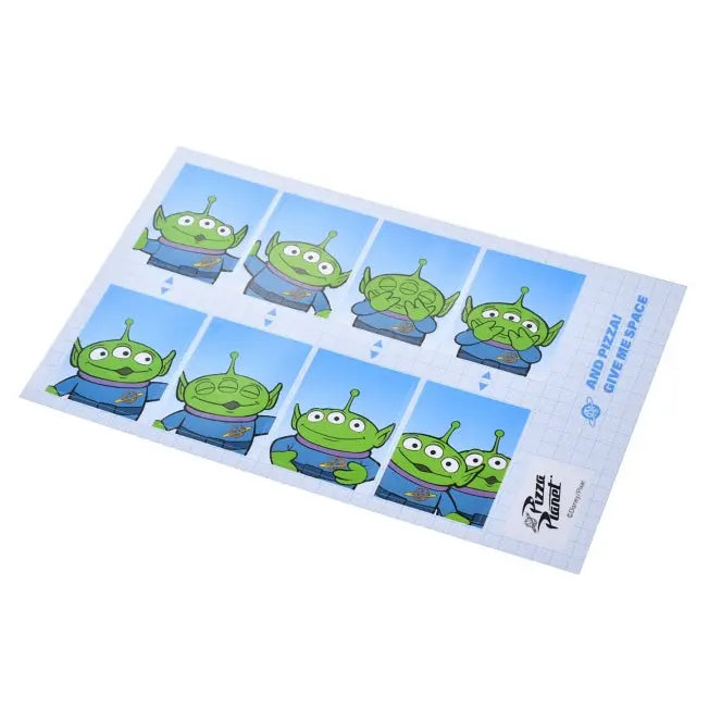 Little Green Men/Alien Fotoaufkleber Japan Disney Store