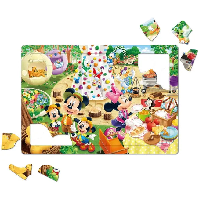 Mickey & Friends - Kinderpuzzle-Serie 60 Teilen "Suche am Campingplatz!" Japan Disney Store
