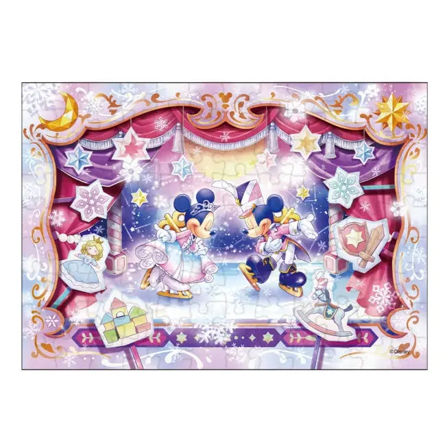 Mickey & Minnie Holographisches Kristall-Puzzle 108 Teile Japan Disney Store