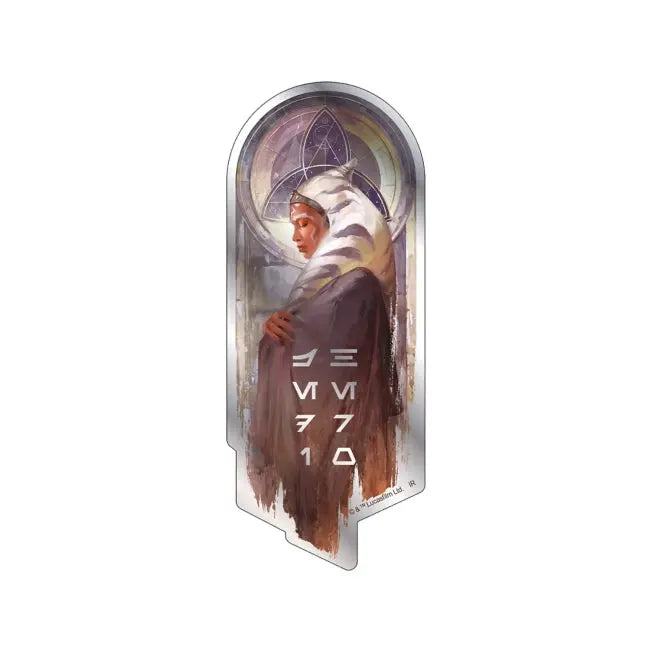 STAR WARS Ahsoka Metallic Sticker Japan Disney Store