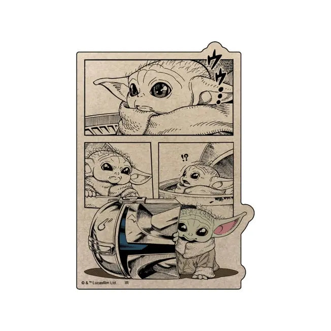 STAR WARS Mandalorian (Manga) Craft Sticker B Japan Disney Store