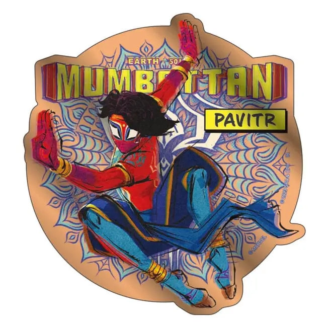 Spider-Man Across the Spider-Verse Metallic Sticker (Spider-Man India) Japan Disney Store