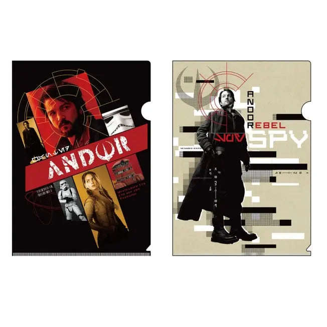 Star Wars Cassian Andor Clear File Set Japan Disney Store