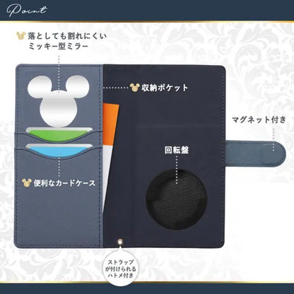 Store - All-Mickey Muster Universal-Tagebuchhülle FLEX geprägt Japan Disney Store