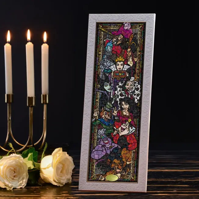 Villains Stained Art Puzzle 456 Teile "Villains Stained Glass" Japan Disney Store