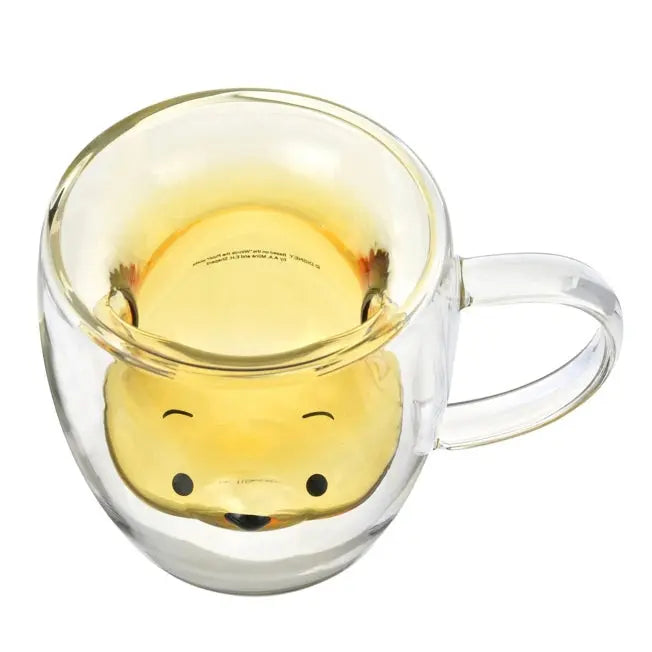 Winnie the Pooh doppelwandiges hitzebeständiges Glasbecher Japan Disney Store