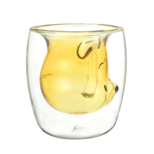Winnie the Pooh doppelwandiges hitzebeständiges Glasbecher Japan Disney Store