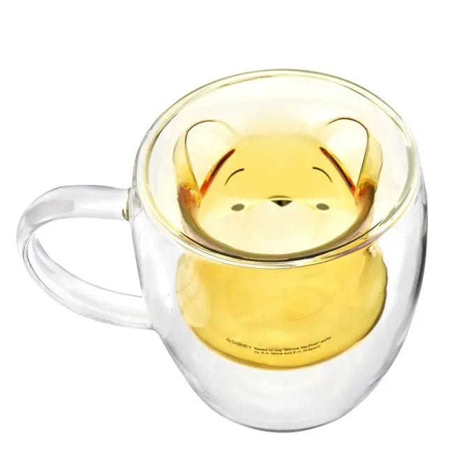 Winnie the Pooh doppelwandiges hitzebeständiges Glasbecher Japan Disney Store