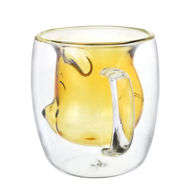 Winnie the Pooh doppelwandiges hitzebeständiges Glasbecher Japan Disney Store