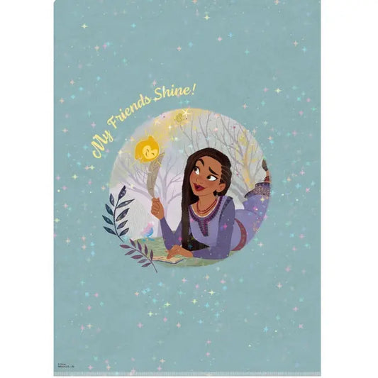 'Wish' Hologramm Klarsichthülle Japan Disney Store