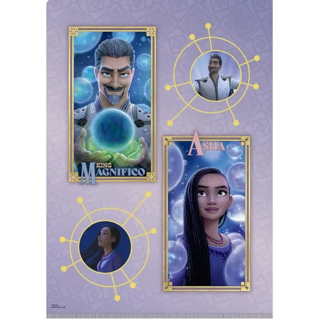 "Wish" W-Pocket Klarsichthülle Japan Disney Store