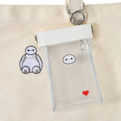 Baymax Clear Pouch mit Karabiner - Kosmetiktasche Japan Disney Store