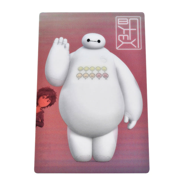 Baymax & Hiro Hamada Postkarte Lenticular Japan Disney Store
