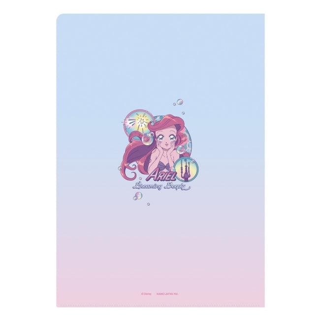 3 Index Clear File / Ariel Japan Disney Store