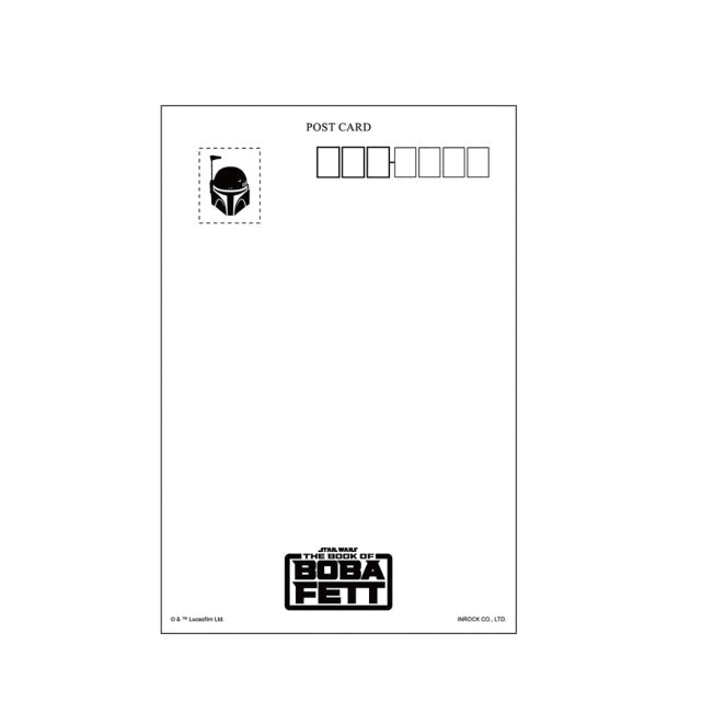 STAR WARS Boba Fett Postkarte A Japan Disney Store