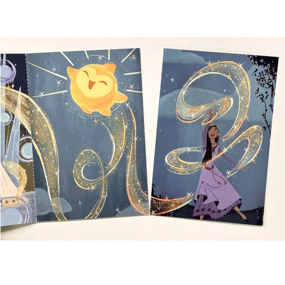 Film "Wish" 6er-Pack Postkarten Japan Disney Store