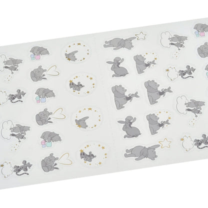 Aufklebersammlung „Pooh & Friends“ für Notizbücher Japan Disney Store