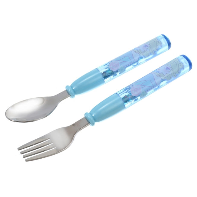 Disney Store - Elsa Löffel-Gabel Neon-Logo - Kinderbesteck Japan Disney Store