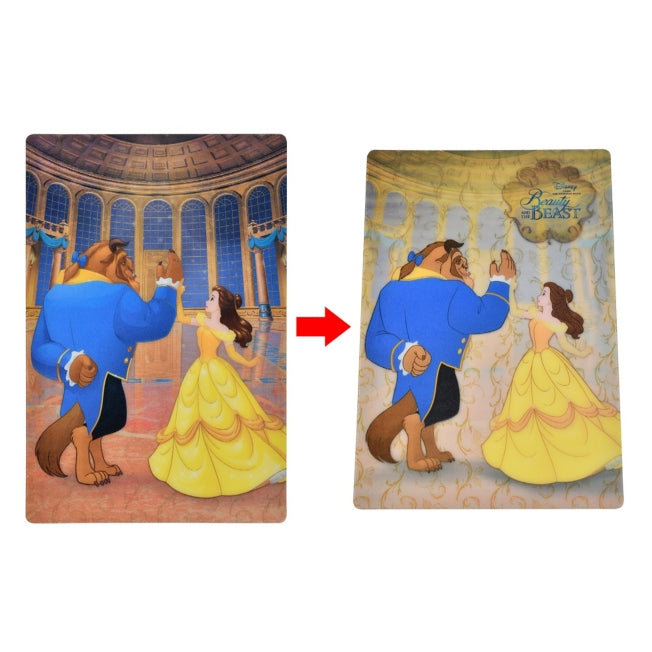 Die Schöne und das Biest Lenticular Postkarte Japan Disney Store