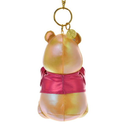 Winnie the Pooh Glänzender Plüsch Schlüsselanhänger Japan Disney Store