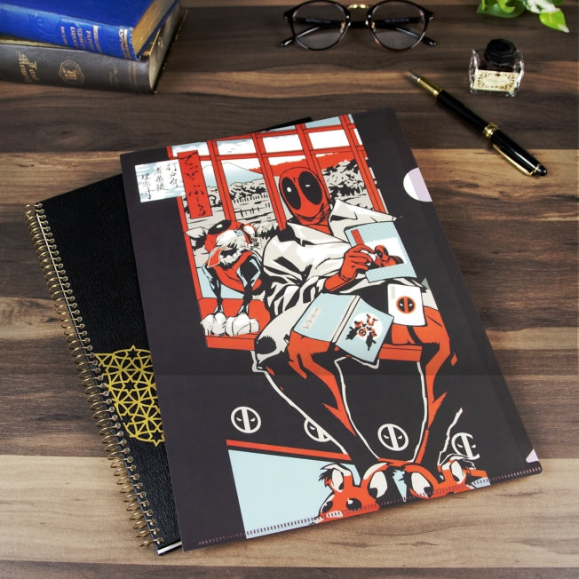 Marvel Deadpool Clear File Japan Disney Store