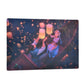 Rapunzel & Flynn Rider, Pascal Postkarte Kanu Lenticular Japan Disney Store