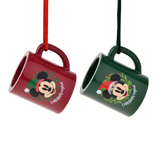 Mickey & Minnie Ornament Set Mug Disney Weihnachten 2024 Japan Disney Store