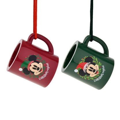 Mickey & Minnie Ornament Set Mug Disney Weihnachten 2024 Japan Disney Store