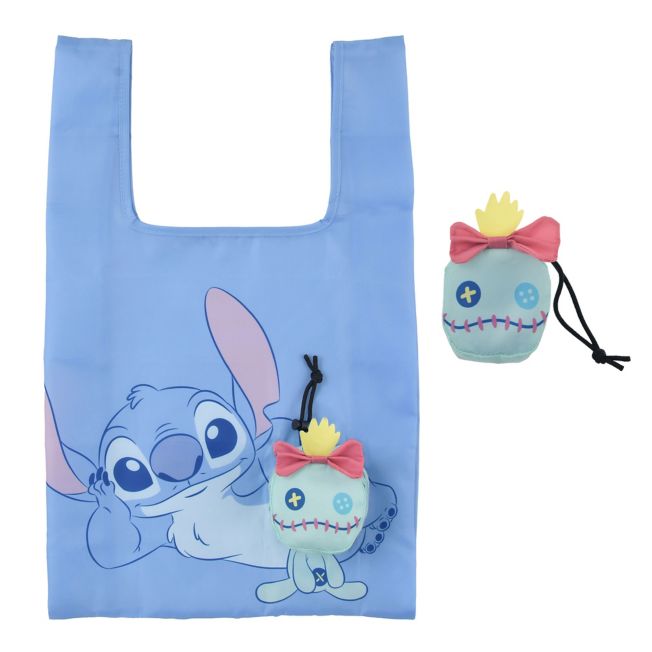 Stitch & Scrump Einkaufstasche mit Gesicht Japan Disney Store