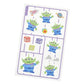 Little Green Men/Alien Aufkleber Sticker Collection Japan Disney Store