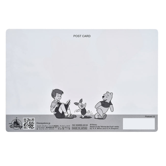 Winnie the Pooh mit Honig Lenticular - Postkarte Japan Disney Store