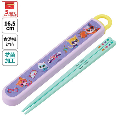 Super Kitties Essstäbchen mit Schachtel – 16,5 cm