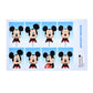 Mickey Maus Fotoaufkleber Sticker Collection Japan Disney Store