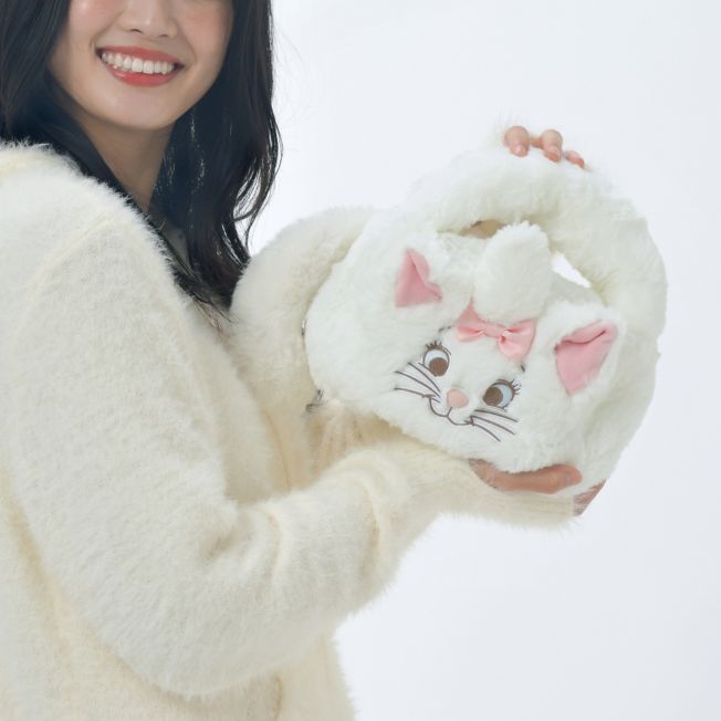 Marie stylische Katzen Handtasche 2WAY Winter Park Fashion Japan Disney Store