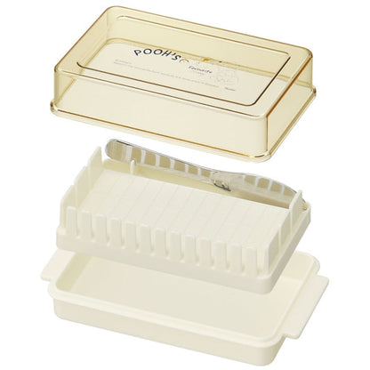 Pooh/Love to Grow Butterdose mit Schneideführung und Butterknife Japan Disney Store