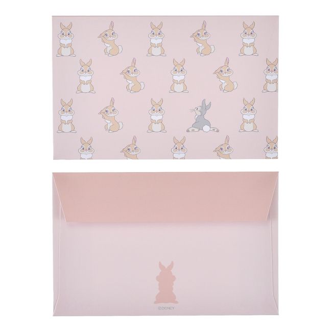 Miss Bunny & Thumper Nachrichtenkarte & Umschlag Set Mini Japan Disney Store