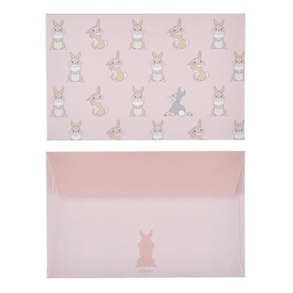 Miss Bunny & Thumper Nachrichtenkarte & Umschlag Set Mini Japan Disney Store